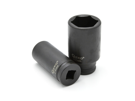 Geko Zestaw nasadek udarowych długich 1/2" 10-32mm 16 sztuk