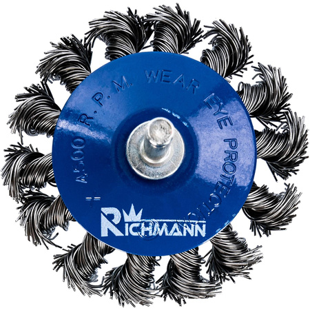 RICHMANN SZCZOTKA DRUCIANA STOŻK. DRUT SKRĘC. 75mm C4321