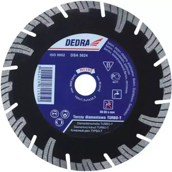 DEDRA TARCZA TURBO-T 250x25,4mm