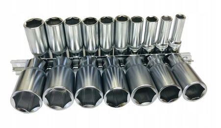 Honiton zestaw nasadek długich 3/8" 8-24mm 17 sztuk H2209
