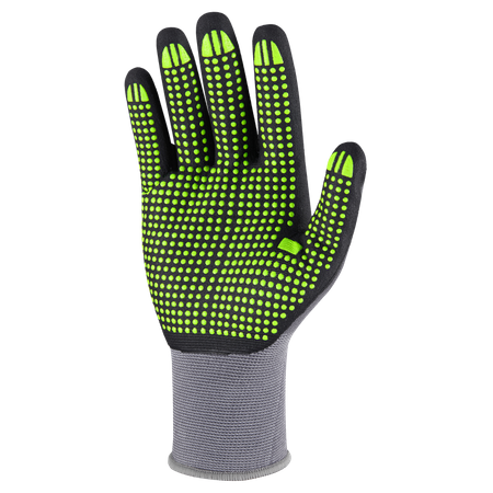 STALCO RĘKAWICE NYLONOWE S-NITRILE FLEX PVC DOTS  PERFECT