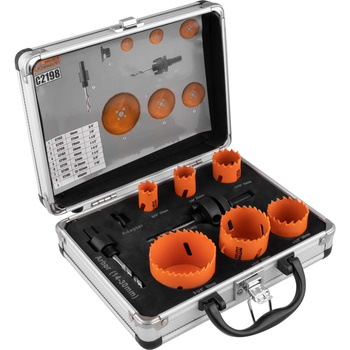 Richmann komplet otwornice Bimetal 1-57mm 9 elementów C2198