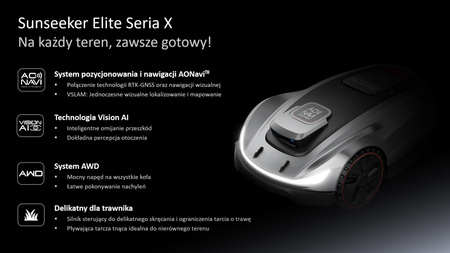 Cedrus robot koszący by Sunseeker C-MOW-X7