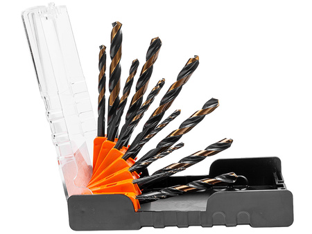 Richmann wiertła do metalu HSS 1-10mm 10 sztuk C9697