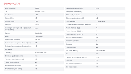 Airpress HK 700-300 kompresor tłokowy 400V 11BAR 270L 360568