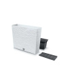 Prosperplast doniczka FURU CASE TOWER biała DFC600