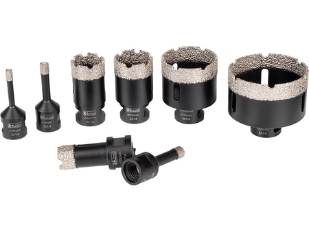 Richman otwornice diamentowe 6-68mm 8 Elementów M14 C4848