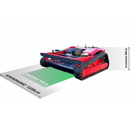 MasterCut robot spalinowy na pilota gąsienicowy JFRC 90cm 452cc LONCIN