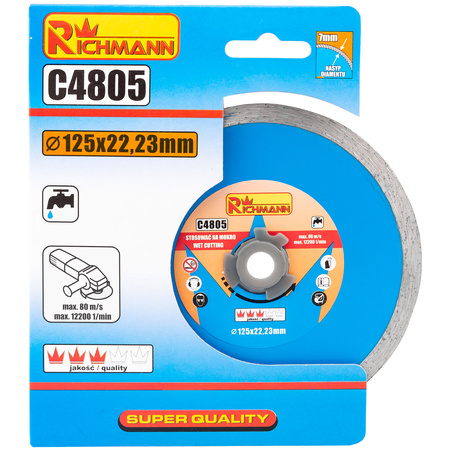 RICHMANN TARCZA DIAMENTOWA PEŁNA 125mm C4805