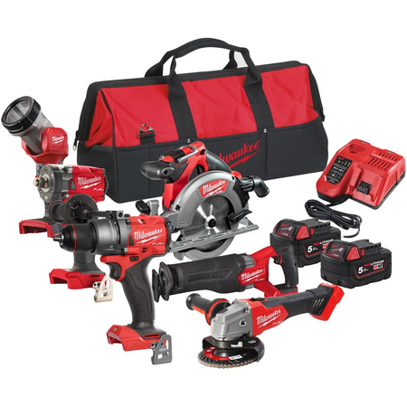 Milwaukee zestaw narzędzi PowerPack M18FPP6F3-502B