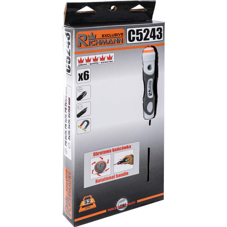 RICHMANN WKRĘTAKI INDUSTRY 6ELEM OBROTOWA RĄCZKA C5243