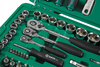 SATA zestaw Kluczy nasadowych 150 elementów 1/4" 3/8" 1/2"  ST09510SJ