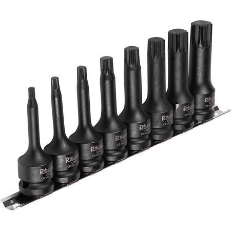 Richmann zestaw nasadek udarowych Spline 1/2" 8 elementów C6952