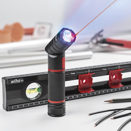 WIHA LATARKA KIESZONKOWA Z LASEREM 41286