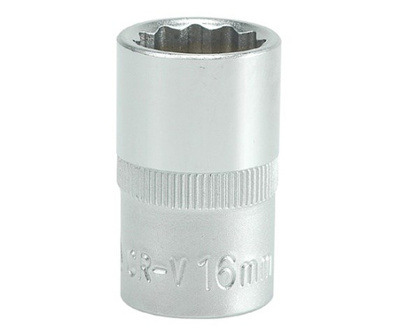 YATO NASADKA DWUNASTOKĄTNA 1/2"  KRÓTKA 16mm
