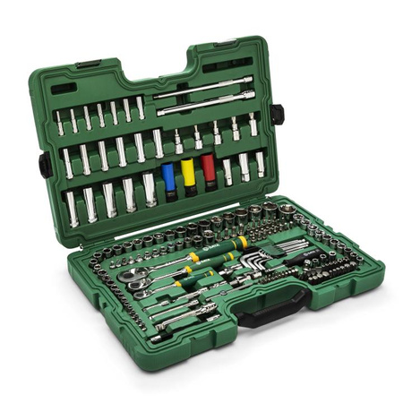 SATA zestaw kluczy nasadowych 180 elementów 1/2 3/8" 1/4" ST09546G