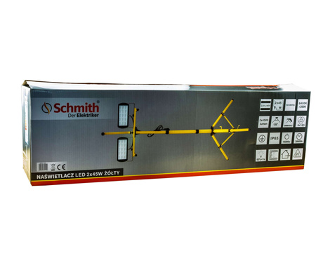 Schmith naświetlacz na statywie 2x45W 6400K