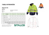 Stalco kurtka robocza pilotka odblaskowa multifunkcyjna 3w1 Pilot Hi-Vis Pomarańczowa