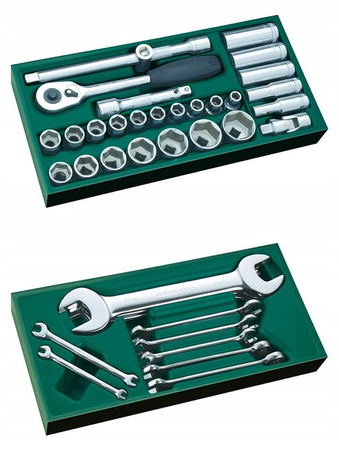 Sata wózek warsztatowy 7-szuflad 299 elementów GL09928