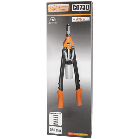 Richmann nitownica nożyckowa 450mm z zasobnikiem C0740