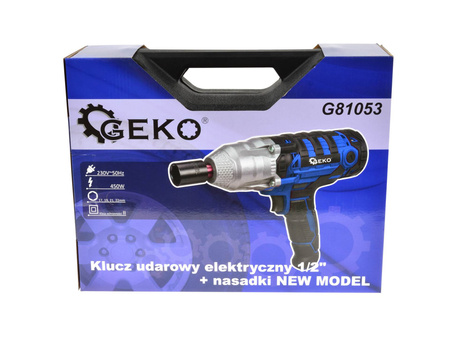 GEKO KLUCZ UDAROWY 1/2 +NASADKI G81053