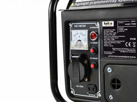 KETLIN AGREGAT SPALINOWY PRĄDOTWÓRCZY 720W K00257