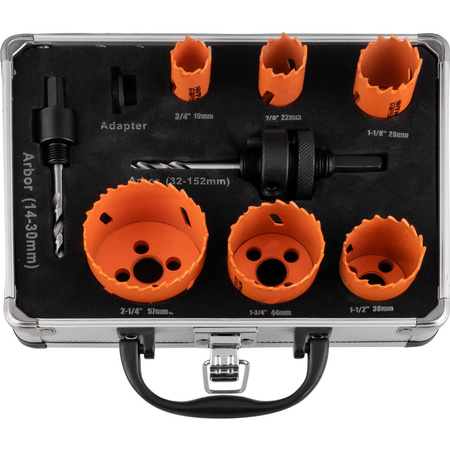 Richmann komplet otwornice Bimetal 1-57mm 9 elementów C2198