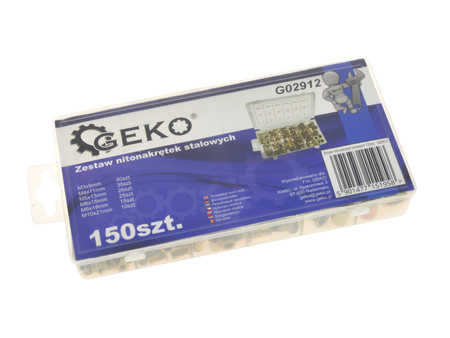 GEKO ZESTAW NITONAKRETEK STALOWYCH