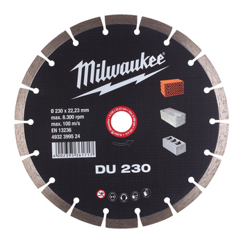 MILWAUKEE TARCZA DIAMENTOWA SEGMENTOWA DU 230X22,2
