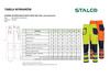 Stalco spodnie pomarańczowe Basic Neon Line robocze