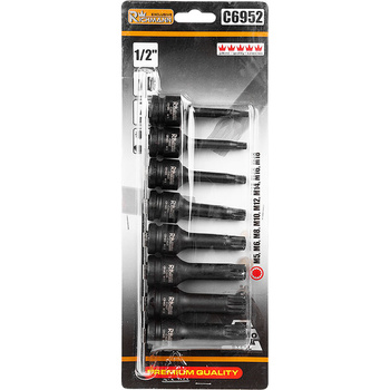 Richmann zestaw nasadek udarowych Spline 1/2" 8 elementów C6952