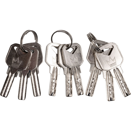 Richmann zestaw 3 kłódki na 1 klucz 50mm C9350