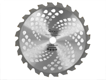 GEKO TARCZA Z WIDIĄ DO PODKASZARKI 255X25,4 24T