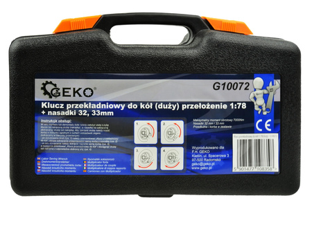 Geko klucz przekłądniowy do kół 1:78