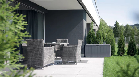 Prosperplast Skrzynia ogrod. BOXE BOARD antrac 290 MBBD290-S433