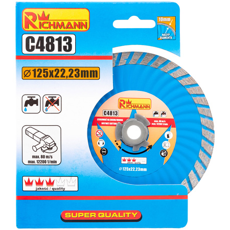 RICHMANN TARCZA DIAMENTOWA SUPER TURBO 125mm C4813