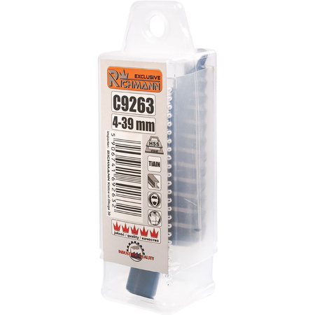 Richmann wiertło stopniowe do metalu 4-39mm C9263