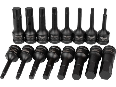 Richmann wkład nasadki udarowe 1/2" 78mm Imbus H5-H19 , Torx T30-T80