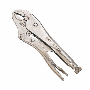 Sata szczypce zaciskowe samoblokujące z szczękami zakrzywionymi 7"