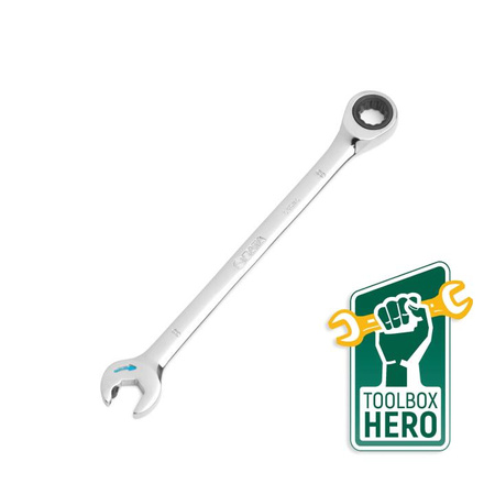 Sata klucz płasko-oczkowy z podwójną grzechotką 18mm ST43614