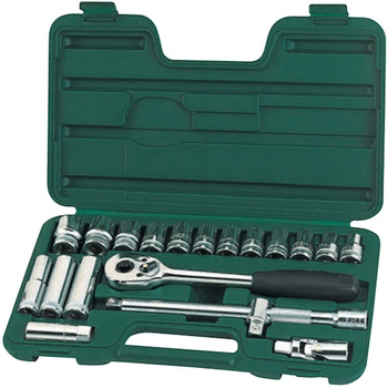 Sata zestaw 20 kluczy nasadowych 1/2" z grzechotką