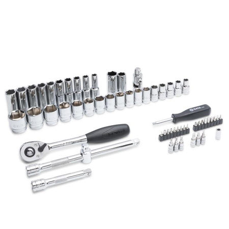Sata zestaw 60 kluczy nasadowych metrycznych 1/2" ST09007SJ