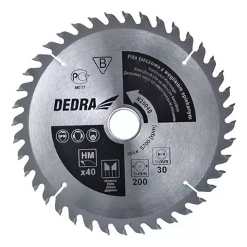 DEDRA PIŁA TARCZOWA 255X30mm 40Z