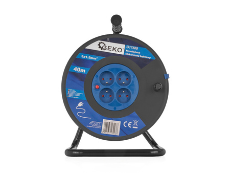 GEKO Przedłużacz elektryczny bębnowy 3x1.5mm2 40m G17509