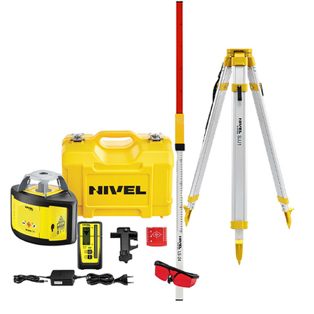 Zestaw Nivel System niwelator laserowy NL500R + statyw SJJ1 + łata LS-24