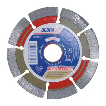 DEDRA TARCZA SEGMENTOWA MULTI-LAYERED 180mm 22,2mm