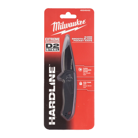 Milwaukee nóż składany gładki Hardline 64mm