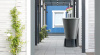 Zbiornik na deszczówkę Smooth 210L szary GR  IDSM210-429U