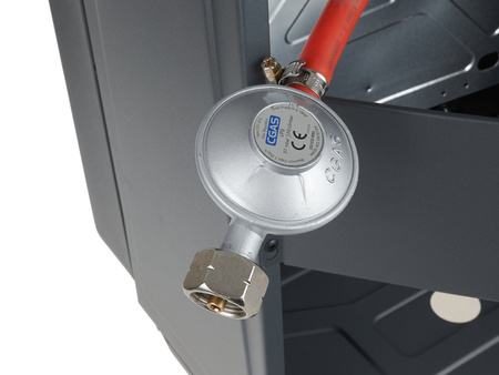 Geko piecyk gazowy w zestawie z reduktorem i wężem G80436