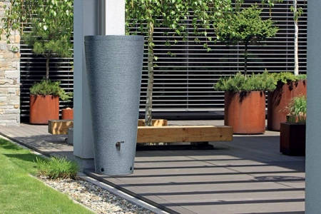 Zbiornik na deszczówkę Tubo Grys 210L RWT210-431UG